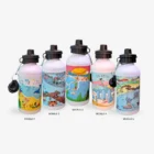Cinco modelos de botellas metálicas Punta del Este de Ilustrada