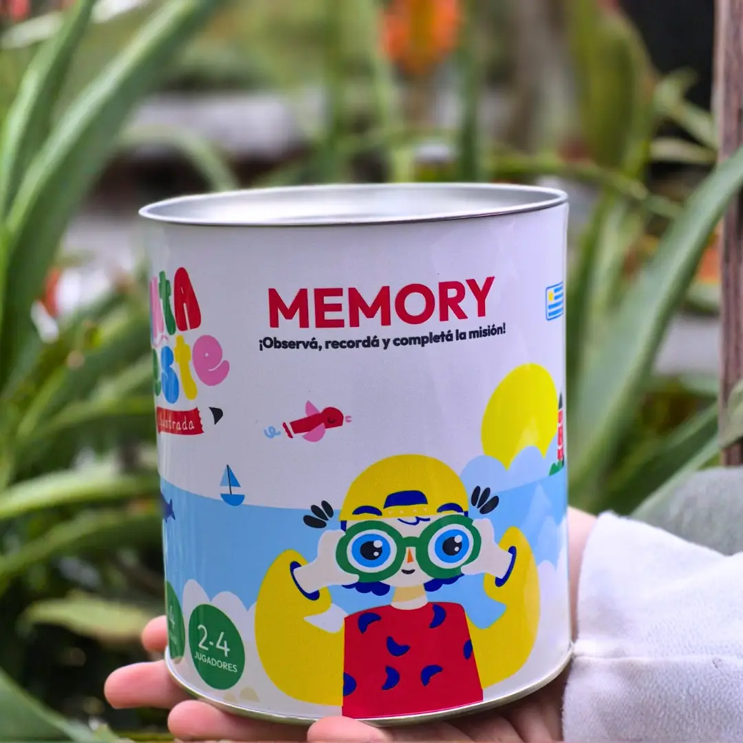 Lata del juego Memory Punta del Este de Ilustrada